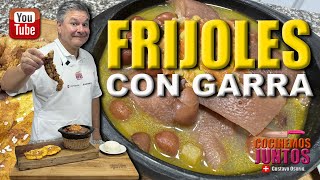 Como hacer FRIJOLES CON GARRA | muy fácil