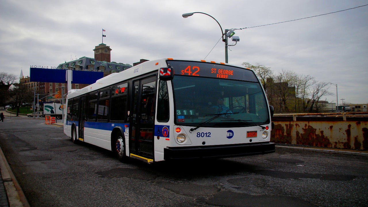MTA New York City Bus 2011 Nova Bus LFS 8012 [ Audio Recording ] - YouTube