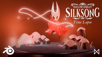 Hollow Knight Silksong | Hornet 3D Modeling in Blender
