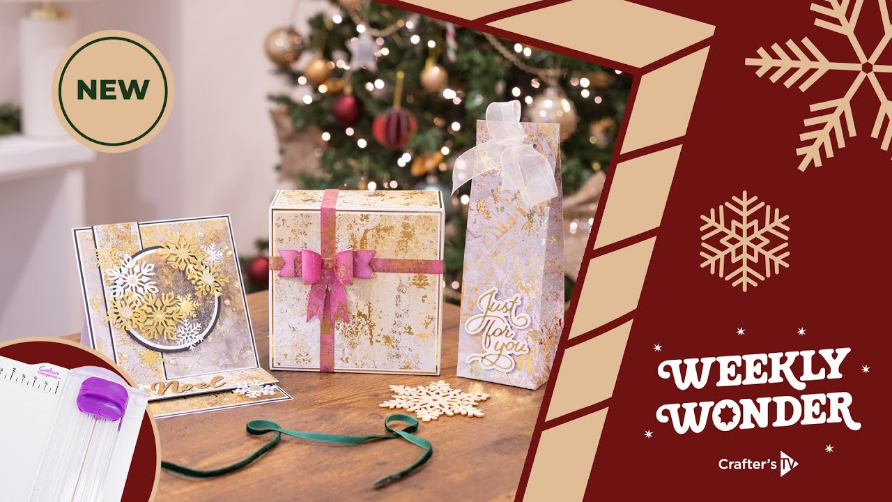 Weekly Wonder: NEW Mini Trimmer & Gold Textured Paper Pad (10th November 2025)