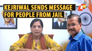 Delhi CM Arvind Kejriwal's Wife Sunita Kejriwal Releases Video & Reads Out His Message From Jail