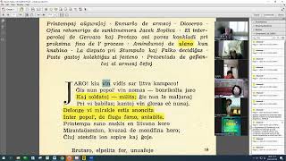 78 | Sinjoro Tadeo 11: 001-108 | Pan Tadeusz – 에스페란토 판 타데우시 10권 공부 (zoom)