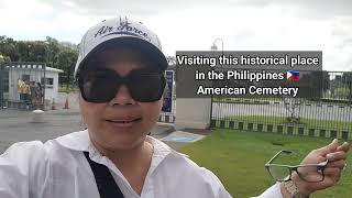 Manila American Cemetery Fort Bonifacio Taguig Philippines 🇵🇭 #travelvideo The Happsters