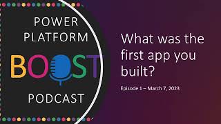 Episode 1: What was the first app you built?