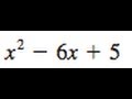 Factor x^2 - 6x + 5