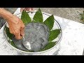 How to make leaf-shaped flower pots | Casting concrete leaves - Cement leaves