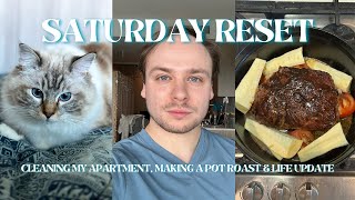 Saturday Weekend Reset 🧽 Cleaning My Apartment, Getting Ready For The Week, Making Pot Roast #vlog by anthorpology 166 views 1 month ago 16 minutes