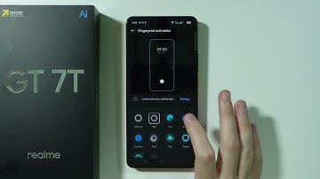 Realme GT 7T: Hoe de vingerafdrukanimatie wijzigen