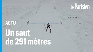 Ce Japonais pulvérise le record du monde de saut à ski en planant sur 291 mètres