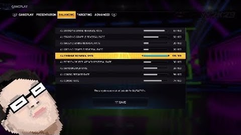 Finally! WWE 2k23 Sliders Explained