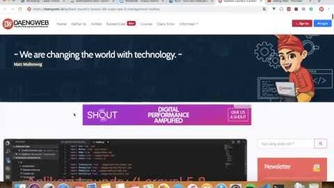 Aplikasi Laundry (Laravel 5.8 - Vue js - SPA) #3  Management Outlets
