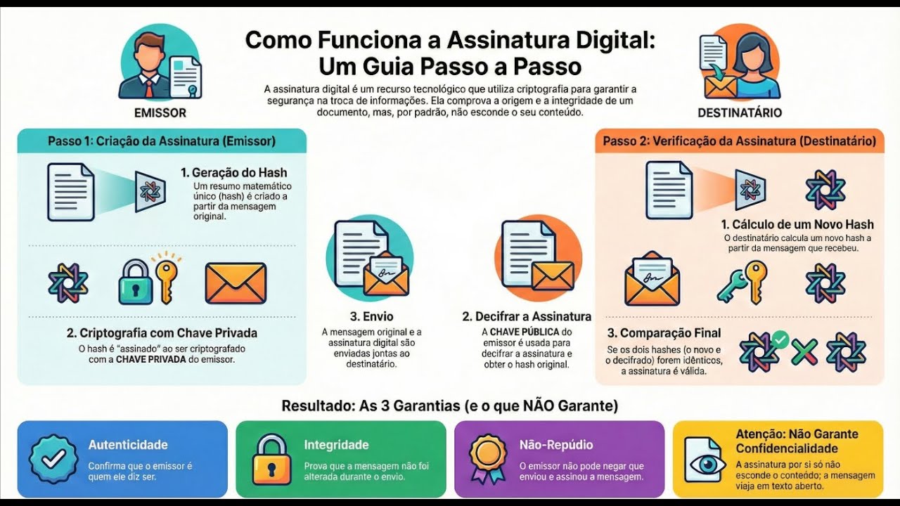 ASSINATURA DIGITAL, ESSSE CONTEÚDO É IMPORTANTE: COMO FUNCIONAM AS CHAVES PRIVADAS E PÚBLICAS?
