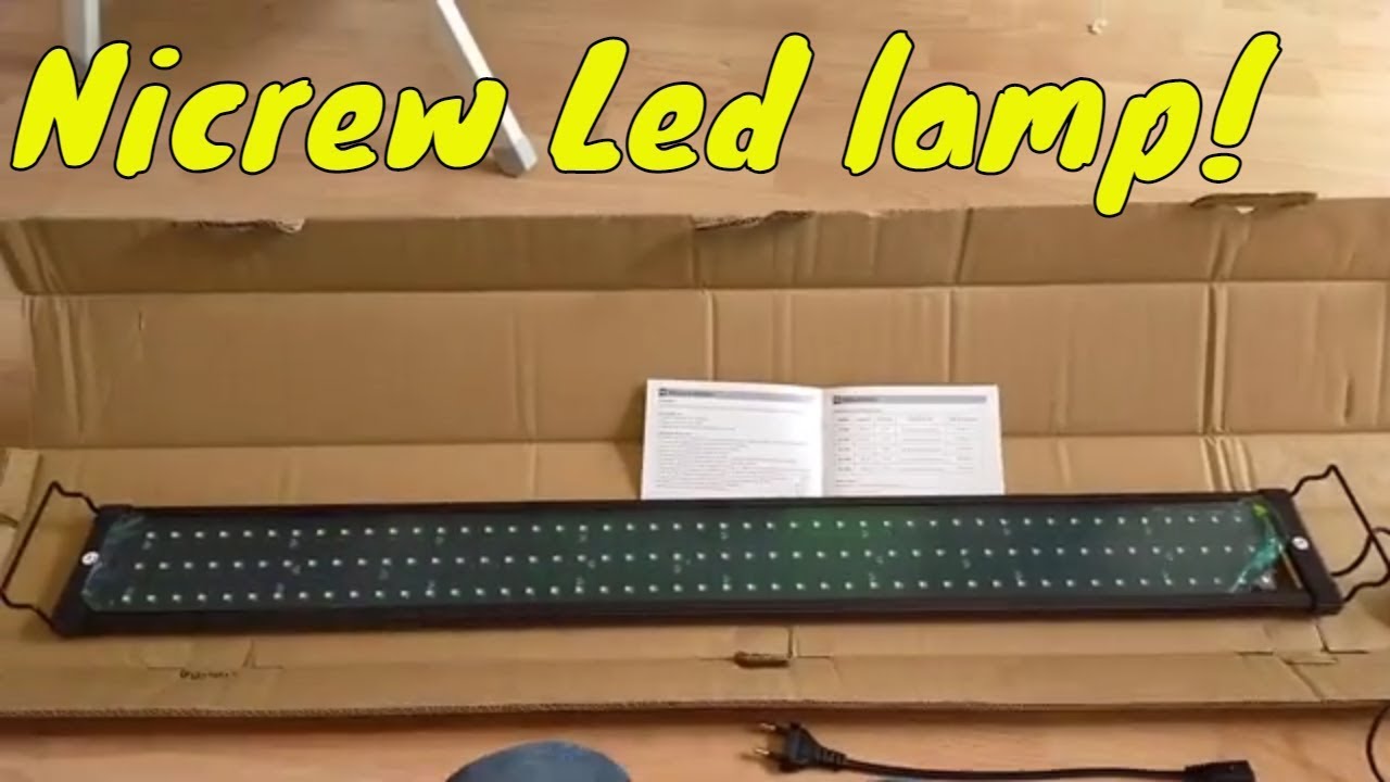 NICREW LED, NIEUWE led verlichting voor het AQUARIUM