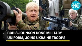Uk Pm Boris Johnson Hurls Grenade As He Joins Ukraine Troops During Their Training In Britain