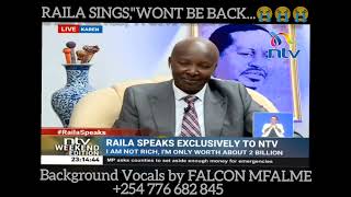 Video thumbnail of "Raila Odinga - WONT BE BACK... (Raila sings Jamaican Farewell on interview with NTV) -Falcon Mfalme"