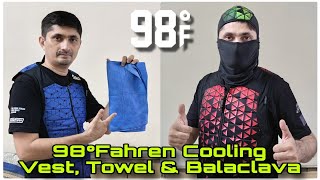 98 Fahren Cooling Vest Towel Balaclava | How to use | Must have for Summers @98fahren64 | DNA VLOGS