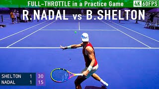 Rafael Nadal vs Ben Shelton | Intense Battle to the End