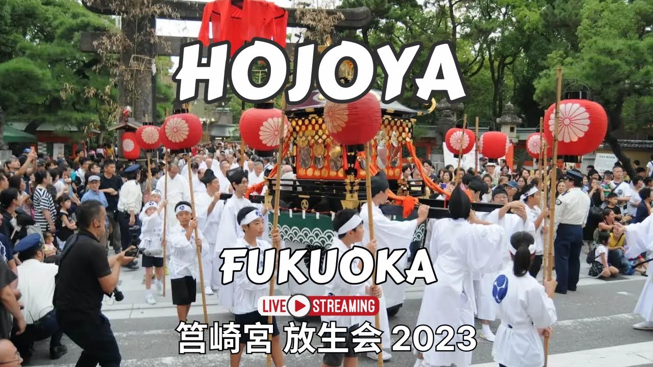 Hojoya Festival - Livestream / 筥崎宮 放生会 - YouTube