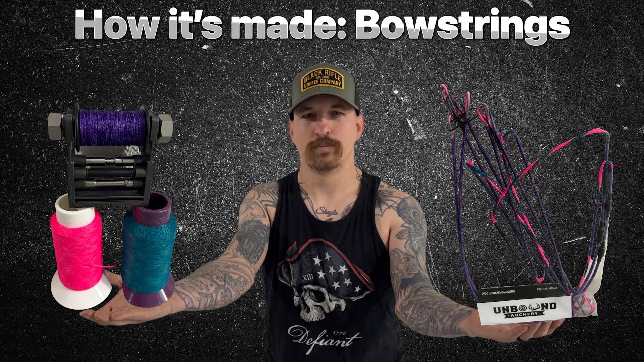 How Bowstrings Are Made: Full Custom Build Process! (Unbound Archery)
