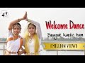 Welcome dance  swagat karte hum  kathak and bharatnatyam fusion  dance cover  s square 