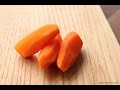 ニンジンのシャトー切り(château carrot)