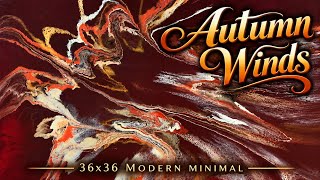 Autumn Winds ✨Modern Minimal Warm Tones & Metallic Magic!