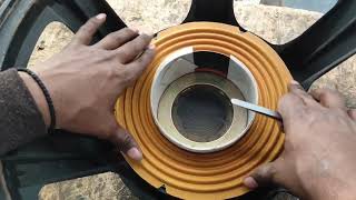 18 inch speaker 🔊 || 2000 watt | 5 inch call mein || Ghar Baithe repair karna | Mahesh Dj Repairing