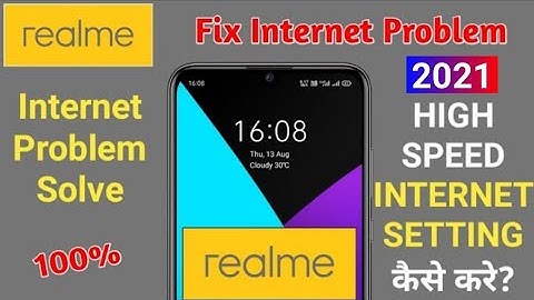 Realme High Speed Internet Setting 2021 | How To Increase Internet Speed In Any Realme Mobile 2021