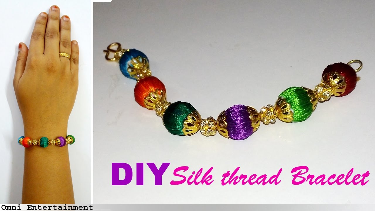 How to Make Silk Thread Bangle Set at Home || Silk Thread Designs Bangles  2018 || Fancy Partywear Bangle Set || New Partywear Bangle Designs : 8  Steps - Instructables