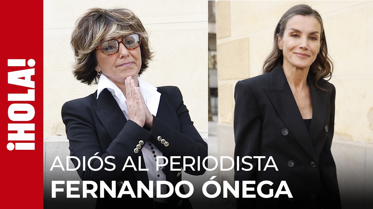 La reina Letizia arropa a su amiga Sonsóles en la capilla ardiente de su padre, Fernando Ónega