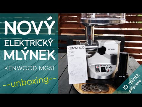 Video: Mlynček na mäso Kenwood MG 510: popis, recenzie