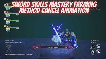Sword Art Online Last Recollection Sword Skill Mastery Farming Method Cancel Animation