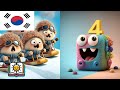 유아동화책 - 동물들 카운팅하며 배우기 | tinyschool