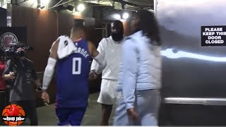 James Harden Congratulates New Clippers Teammates After Win Over Magic. HoopJab NBA