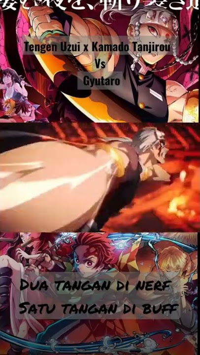 Tengen Uzui x Kamado Tanjirou vs Gyutaro | Story Wa 30 detik #shorts #kimetsunoyaiba #tanjiro