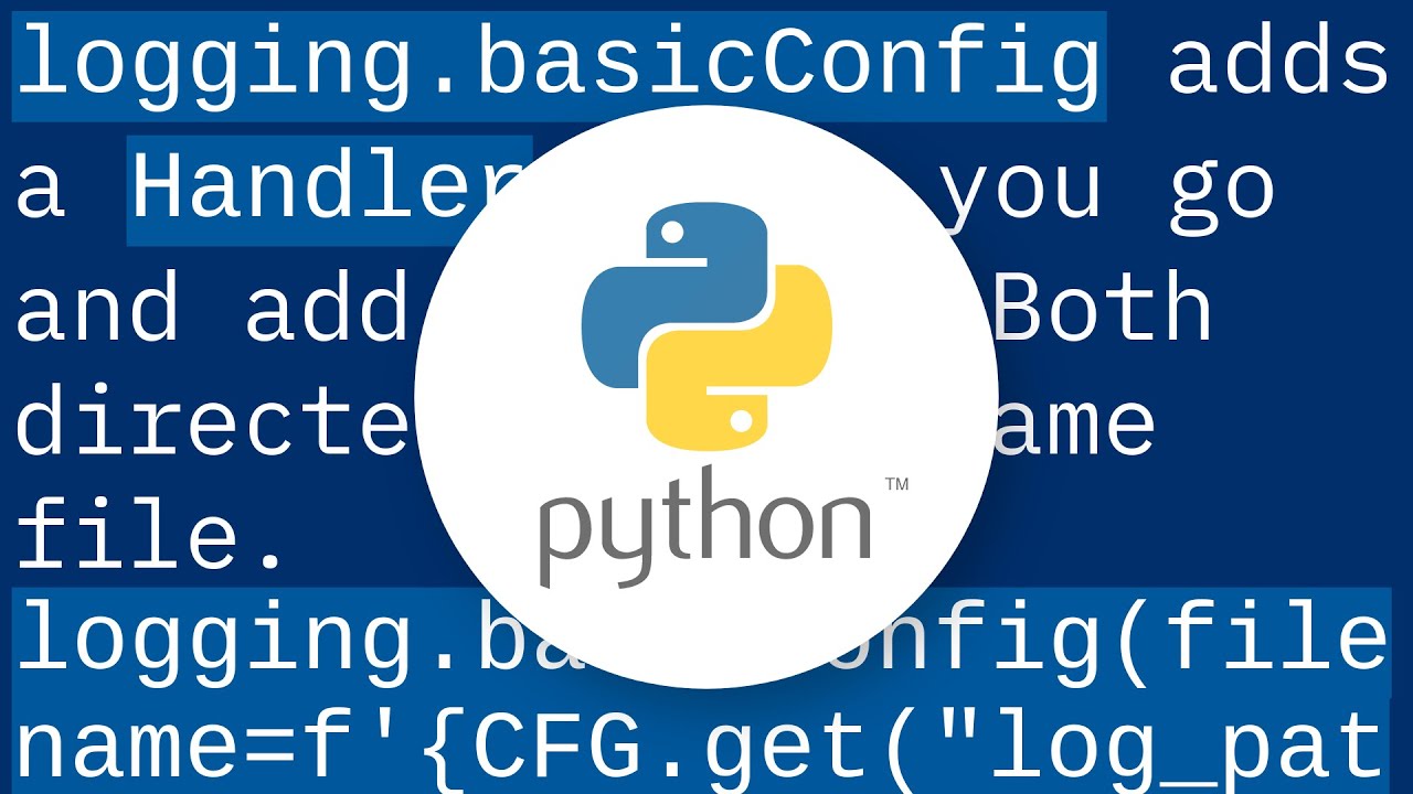 Python Logging - How do I disable a package's Logging? - YouTube