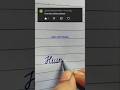 Husnara in cursive writing ✍🏻 | Husnara name #shorts #cursivewriting #calligraphy #handwriting #art