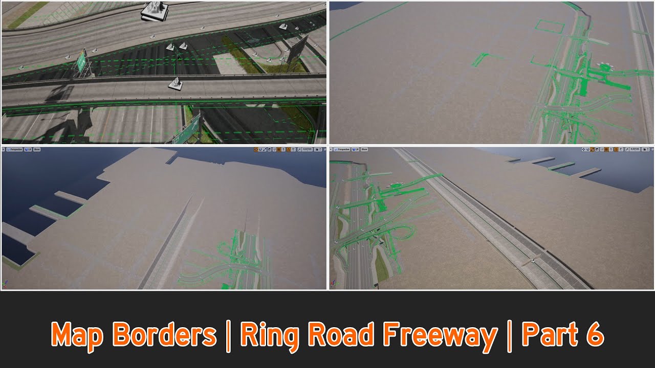 Create Map Borders | Added Ring Road Freeway | Part 6 - YouTube