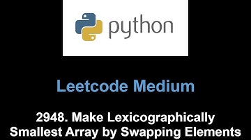 Leetcode 2948. Make Lexicographically Smallest Array by Swapping Elements (union find)