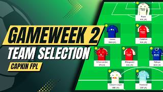 GW2 TEAM SELECTION! 🔥  LAST SEASON RANK 7701 IN 🌍 - FPL 2026/27 TIPS & GUIDE!