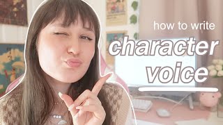 4 TIPS TO WRITE *powerful* CHARACTER VOICE AND POV 💬 (dialogue and monologue) ep.29