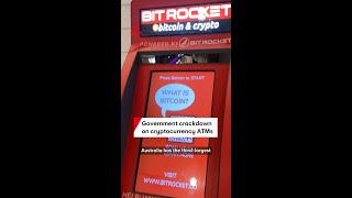 Government crackdown on Australia's crypto ATMs