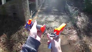 How to: Dual Wield w/ the Nerf Doubledown (like a sir)