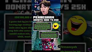 Perbedaan donate 100k vs 25k🗿#shorts #jonathanliandi #donate #mobilelegends