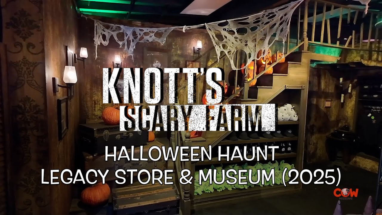 2025 Knott's Scary Farm Halloween Haunt Legacy Store & Museum Complete Walk Through Tour Shop Retail