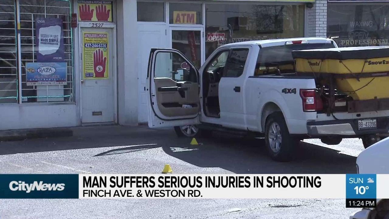 Man suffers serious injuries in shooting - YouTube