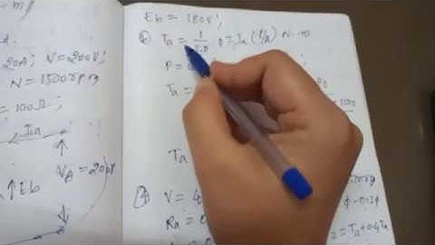 Lecture video-4 Numerical Problems and Solution on DC Motors