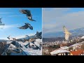 Over Snow Flying Turns into a Birds of Prey Thriller