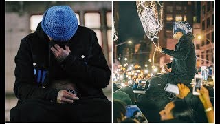 Dave East Cries At Nipsey Hussle Candle Light Vigil In New York
