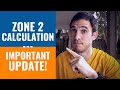 Zone 2 calculation update  using the karvonen formula